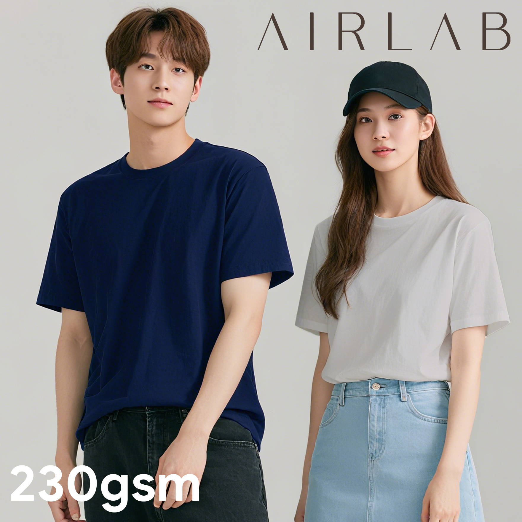 AIRLAB Colite Cotton Round Neck T-Shirt 