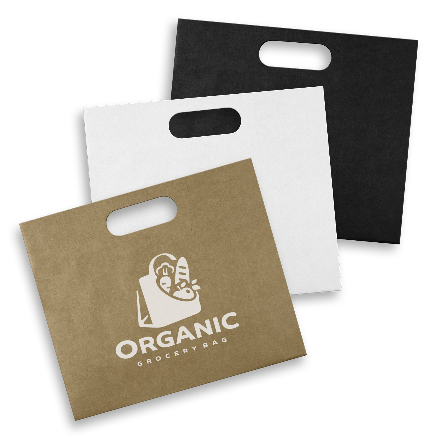 Large Die Cut Paper Bag Landscape - Packaging