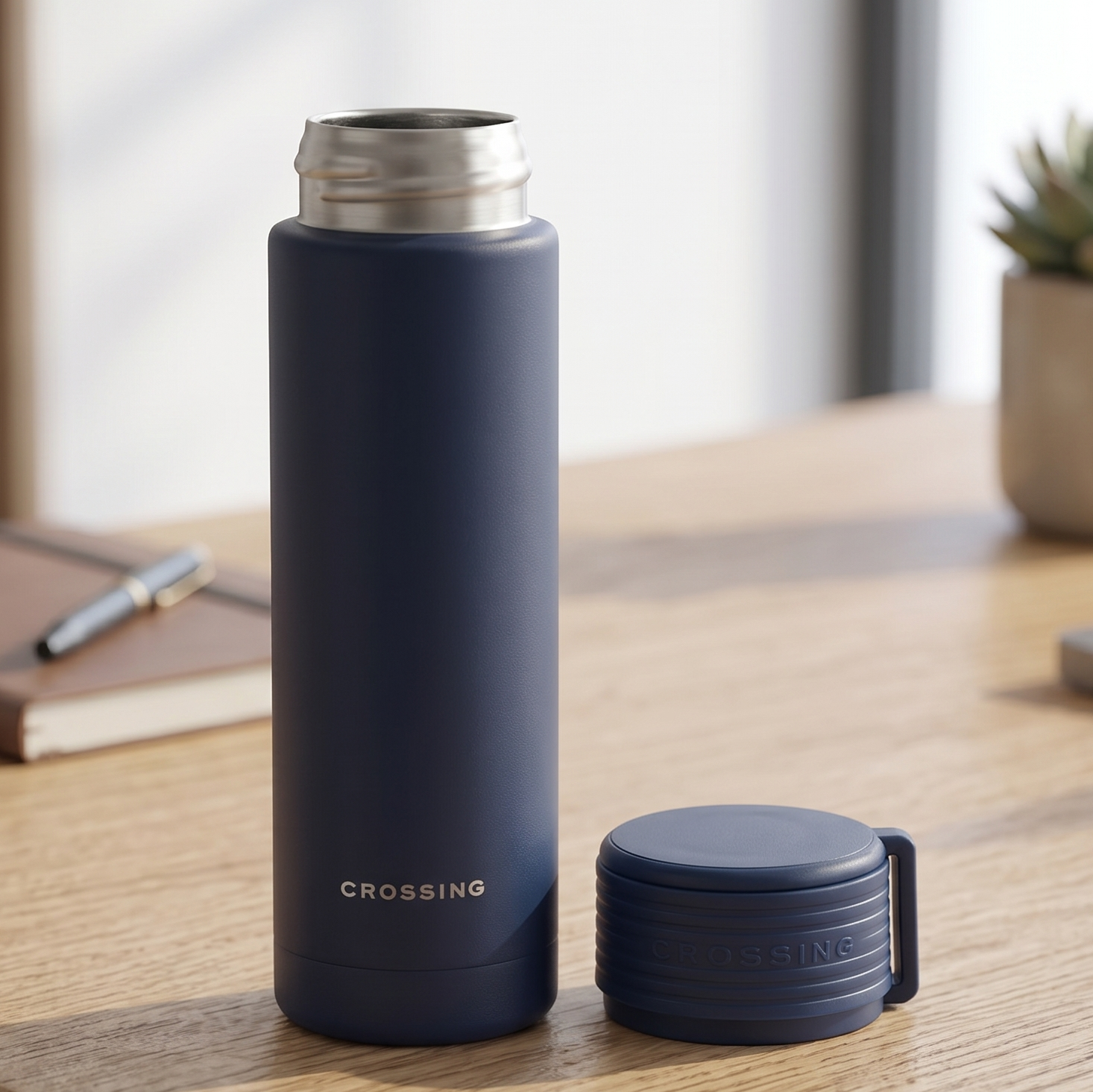 CROSSING 180ml Compact Slim Insulated S/S Bottle - Flask
