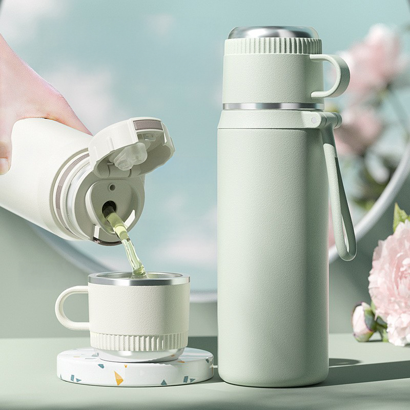 550ml Sipp Insulated Flask with Straw 