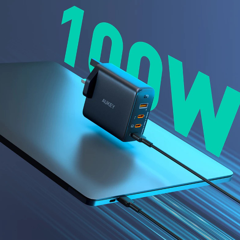 Aukey  100W PD Super Fast Charging Wall Charger 