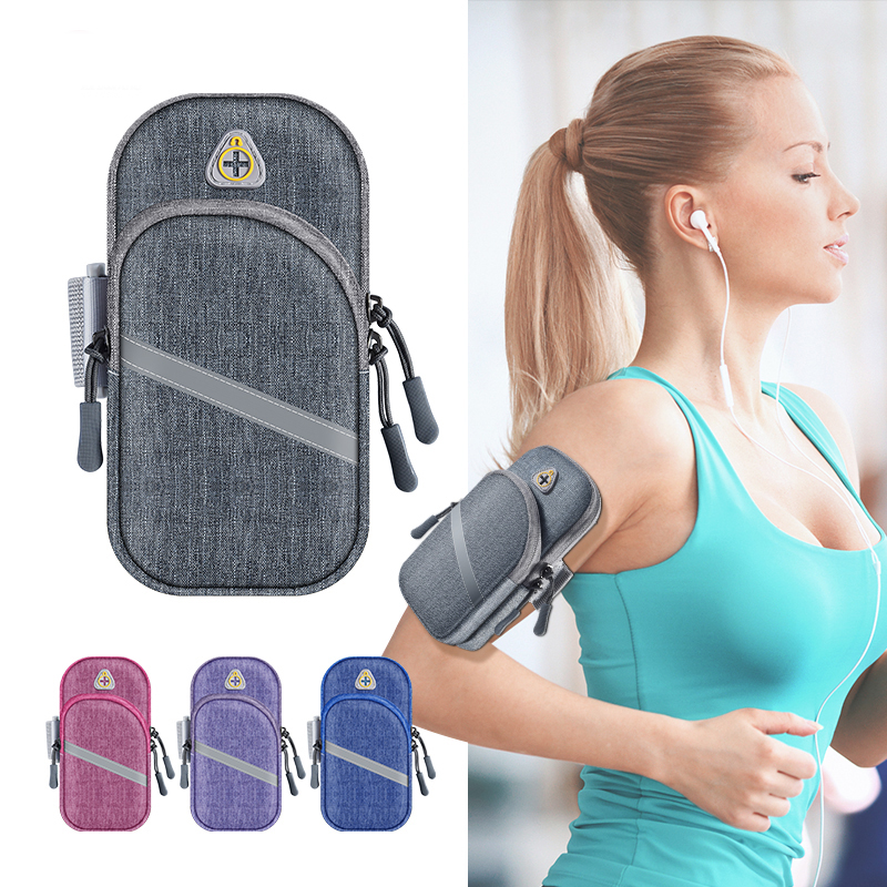 Customised Universal Reflective Sport Armband Pouch (with Earphone Slot