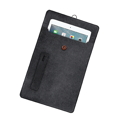 15.4″ Felt Tablet Document Sleeve with Pen Holder