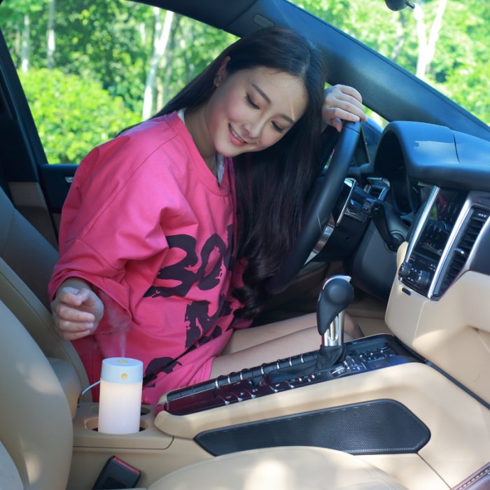 Tube LED Ultrasonic Humidifier / Aroma Diffuser