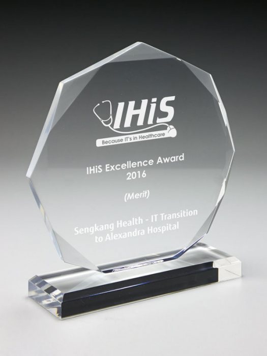 165mm Halo Acrylic Award (Height)