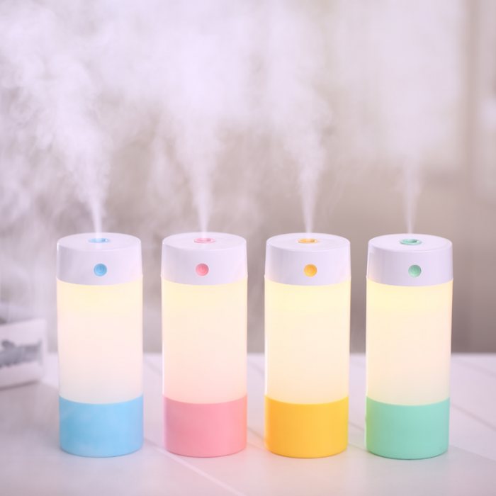 Tube LED Ultrasonic Humidifier / Aroma Diffuser