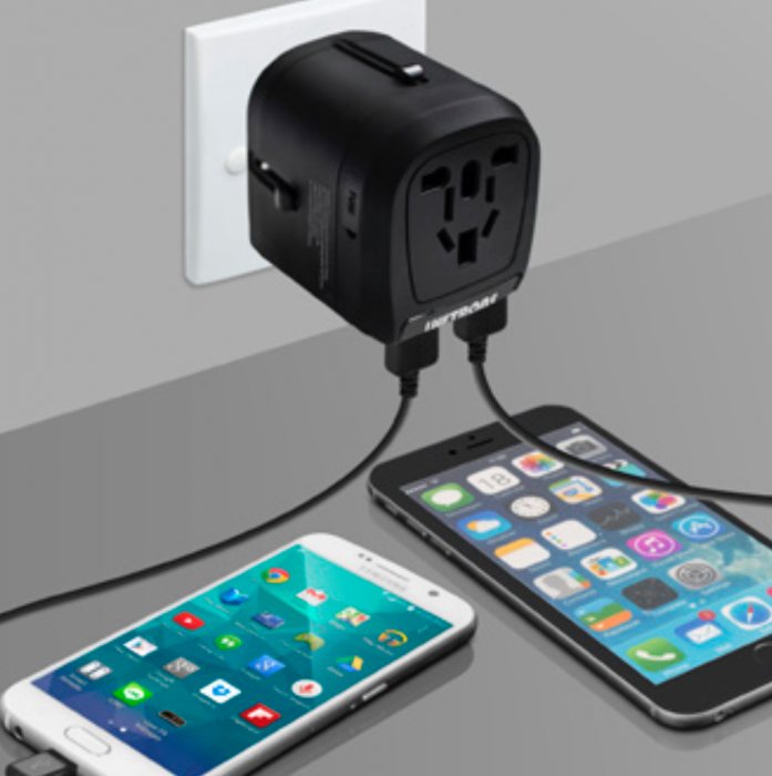 Lifetrons Ultra Power Pro Travel Adaptor 4-USB Universal Charge