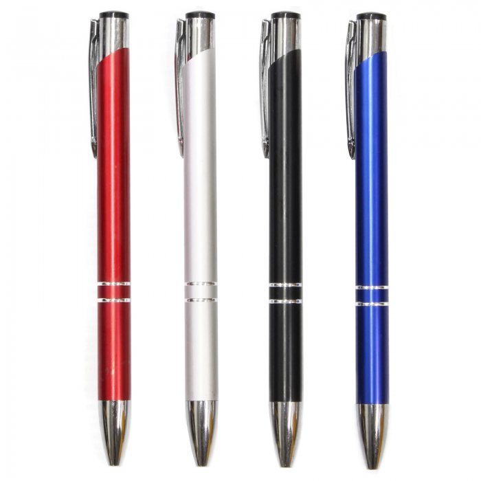 Neon Metal Ball Pen (Click-to-Write)