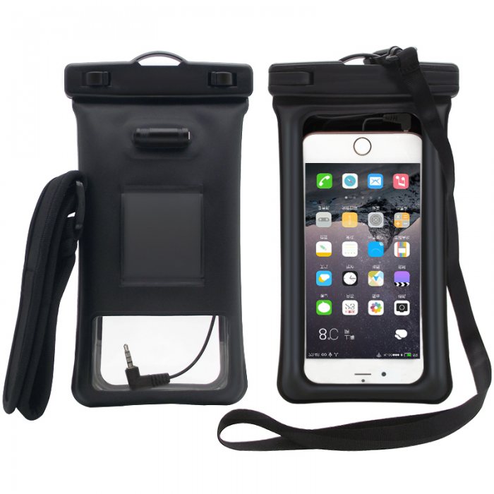 Customised Premium Waterproof Phone Neck Pouch (with Armband and Earphone Jack) With Logo Print