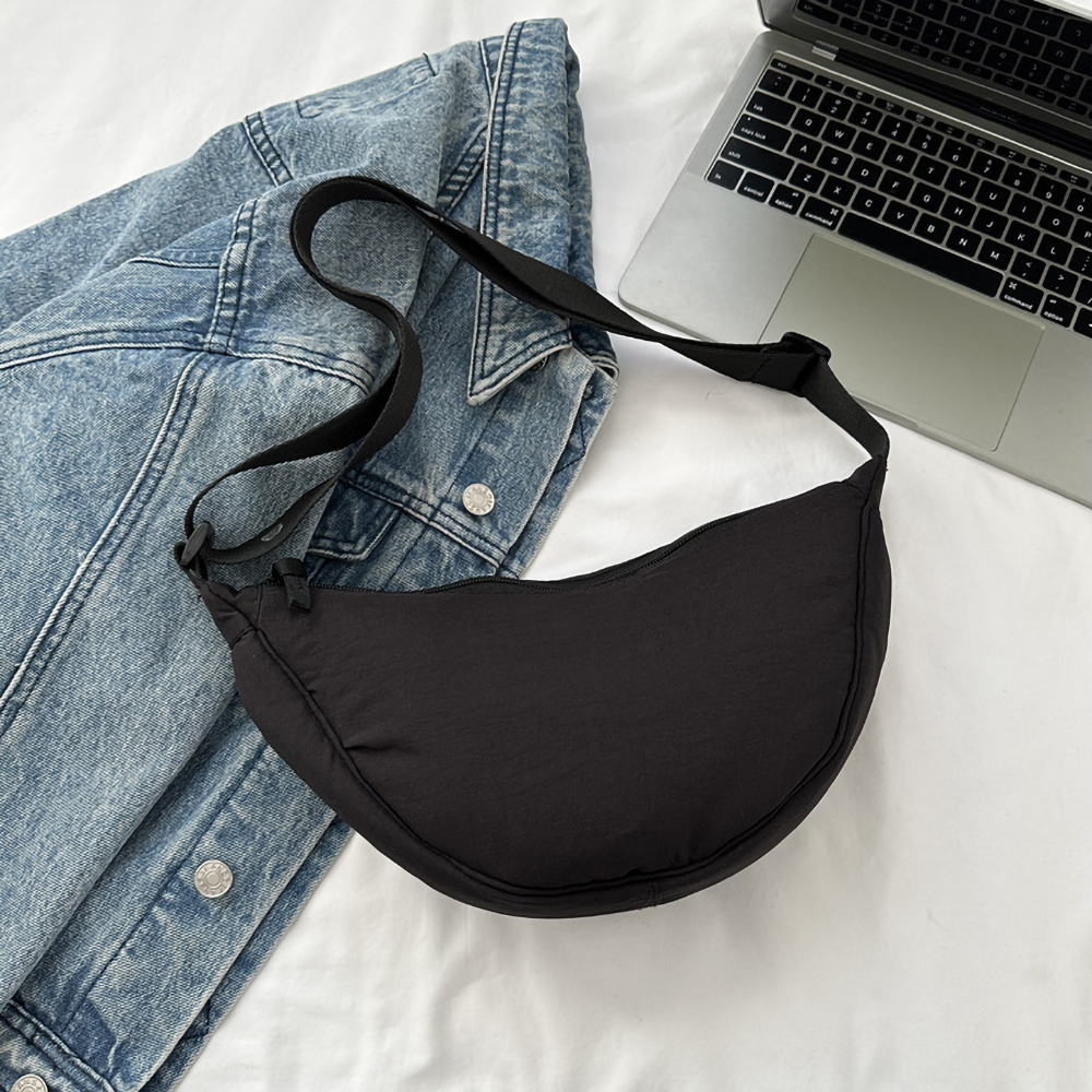 Half Moon Crossbody Sling Bag