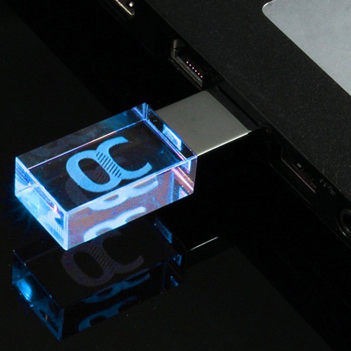 Crystal USB Thumb Drive