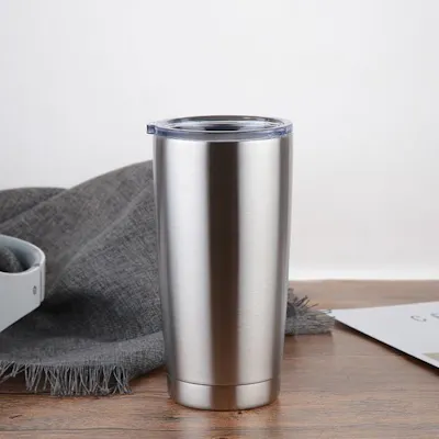 580ml Double Insulated Stainless Steel Tumbler with Lid (Straw friendly) - Tumbler 580ml Double Insulated Stainless Steel Tumbler with Lid (Straw friendly) - Tumbler