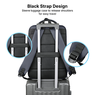 15.6'' DOLLY Laptop Backpack with External USB Port