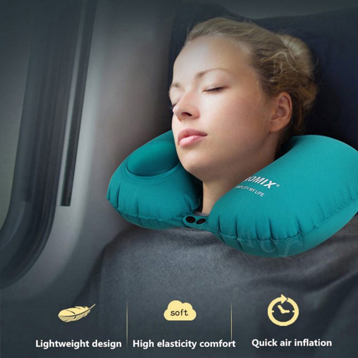 PUMP Inflatable Neck Pillow (Pumping Mechanism)