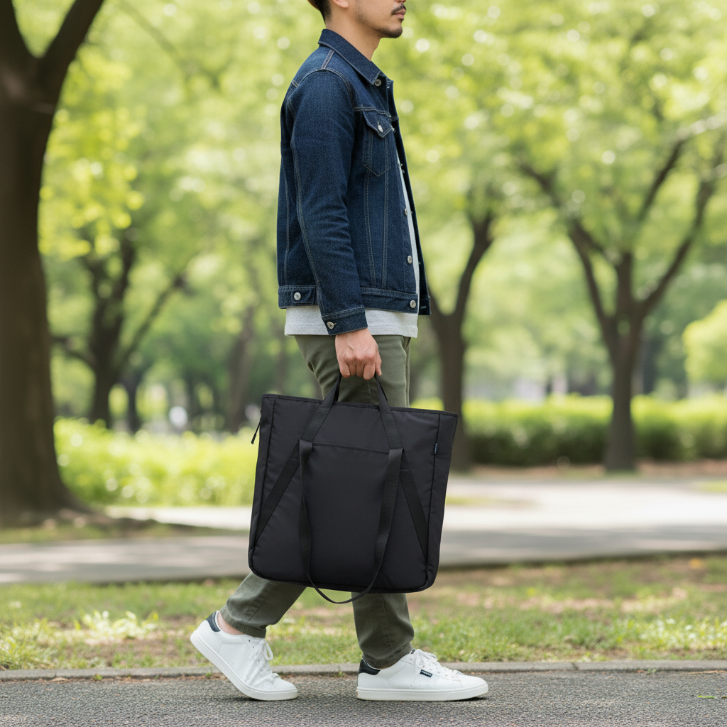 SOLARIS Navro Expandable Tote Bag 