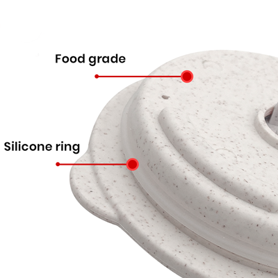 400ml Natural Eco-Wheat Tumbler