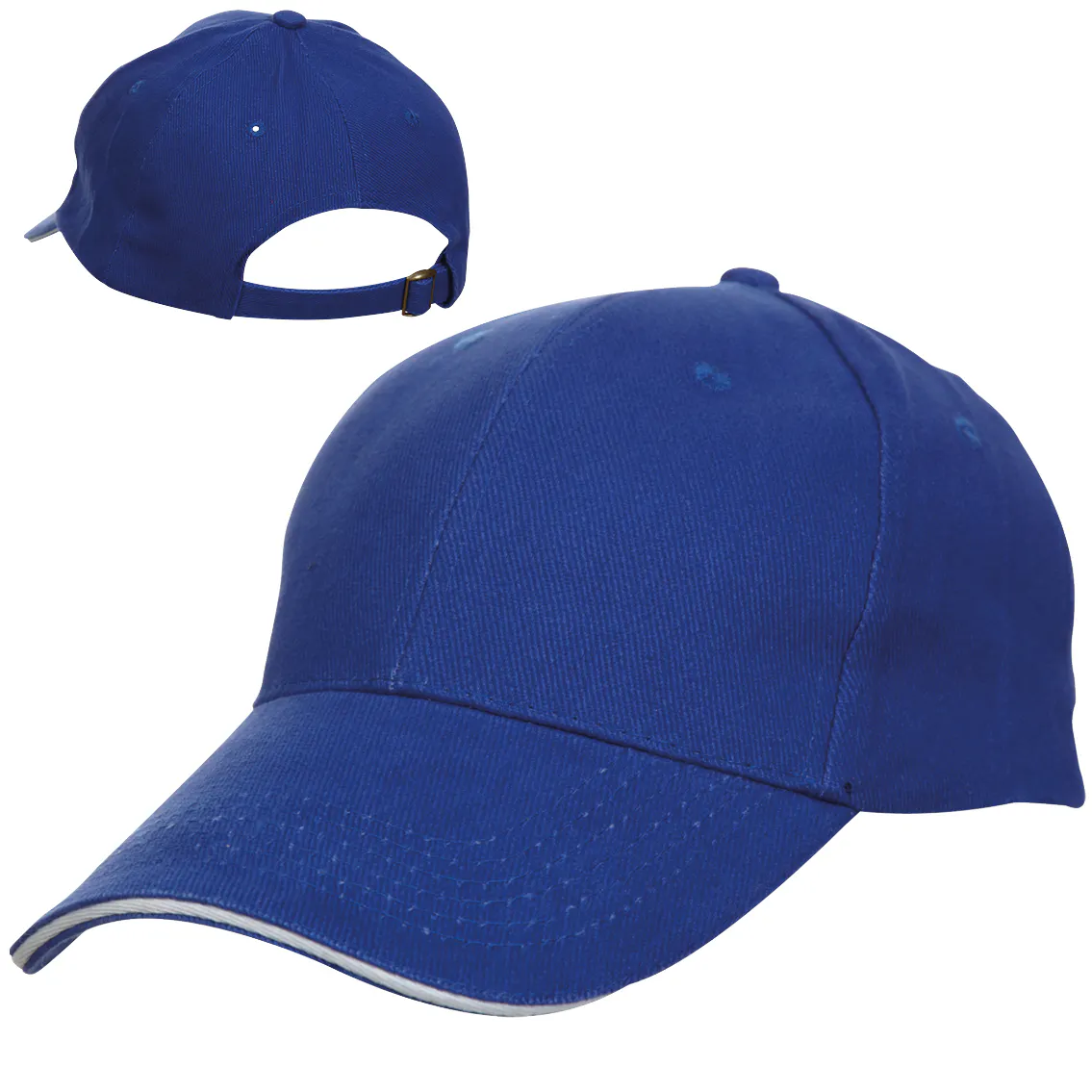 Trim Cotton Baseball Cap ( 6 Panel )