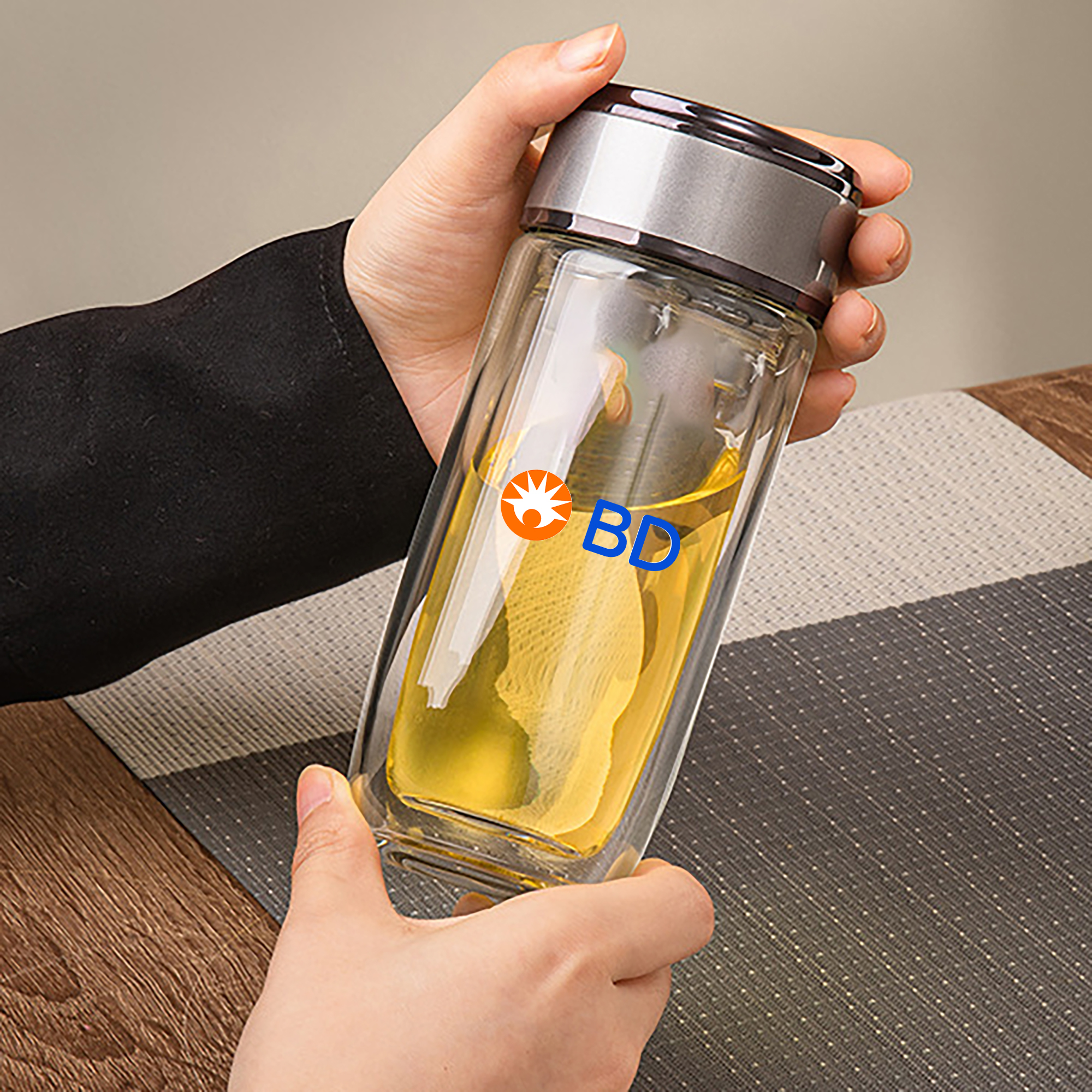 400ml BrewMate Glass Infuser Flask
