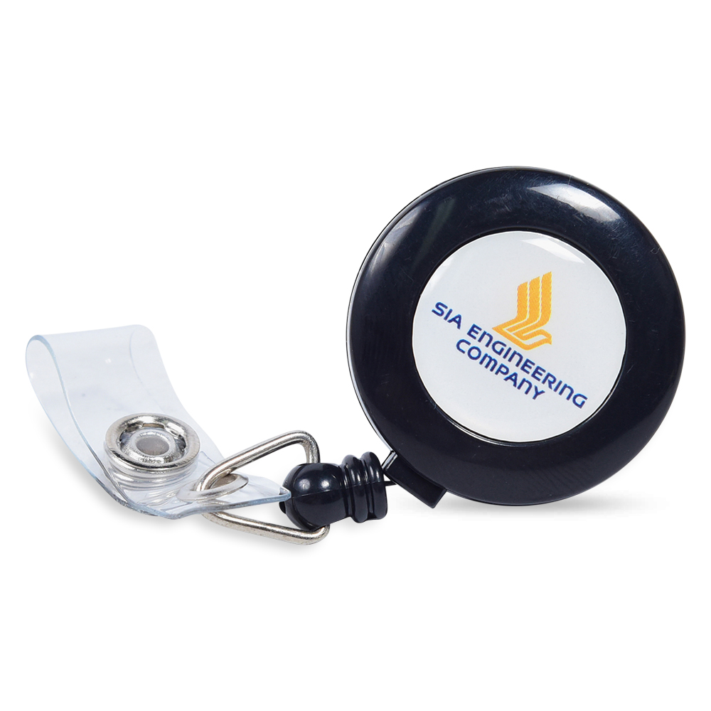 Customised Retractable Badge Reel With Logo Print Singapore