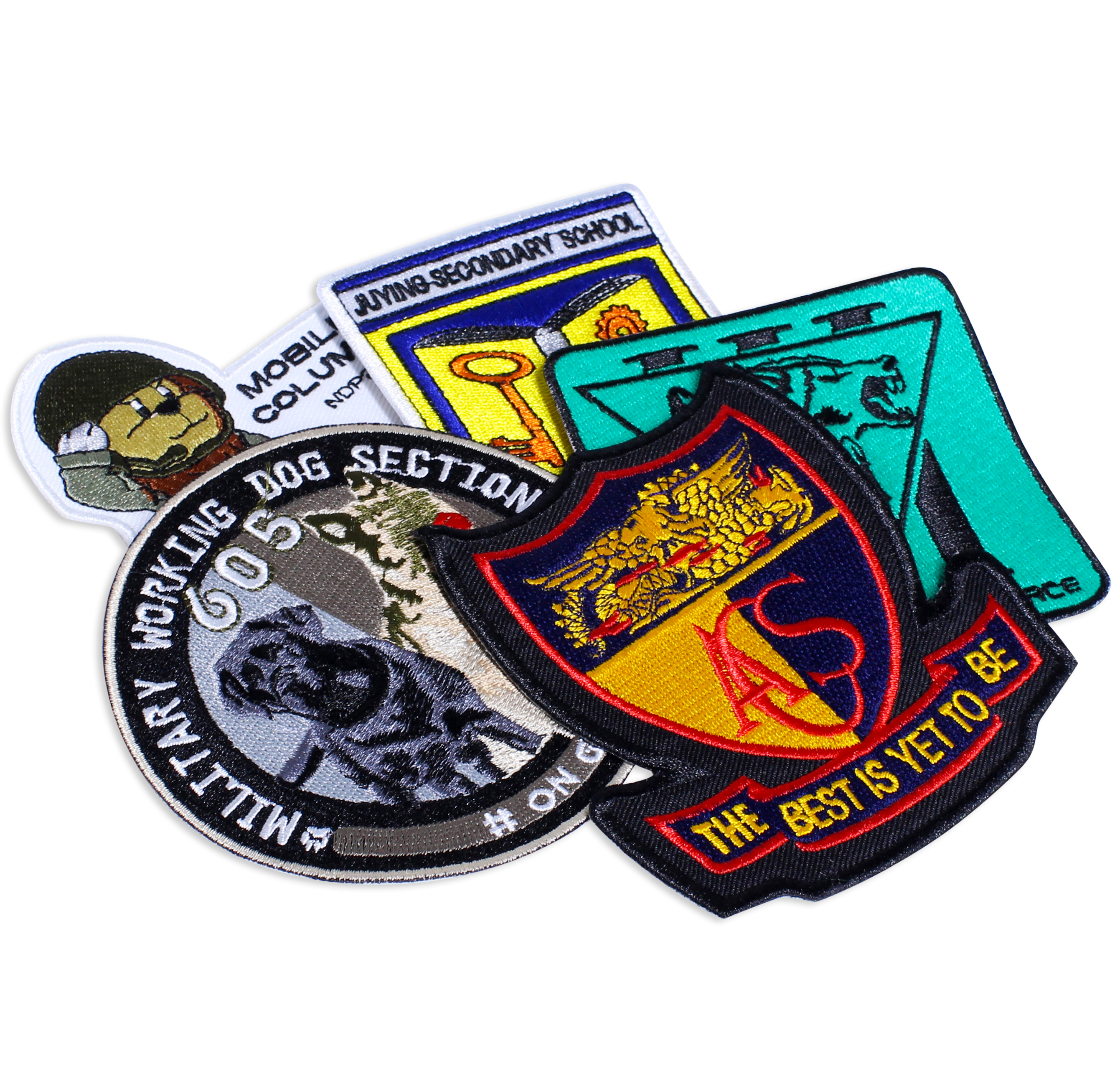 Custom Embroidery Patch Singapore, Iron On & Velcro Patches