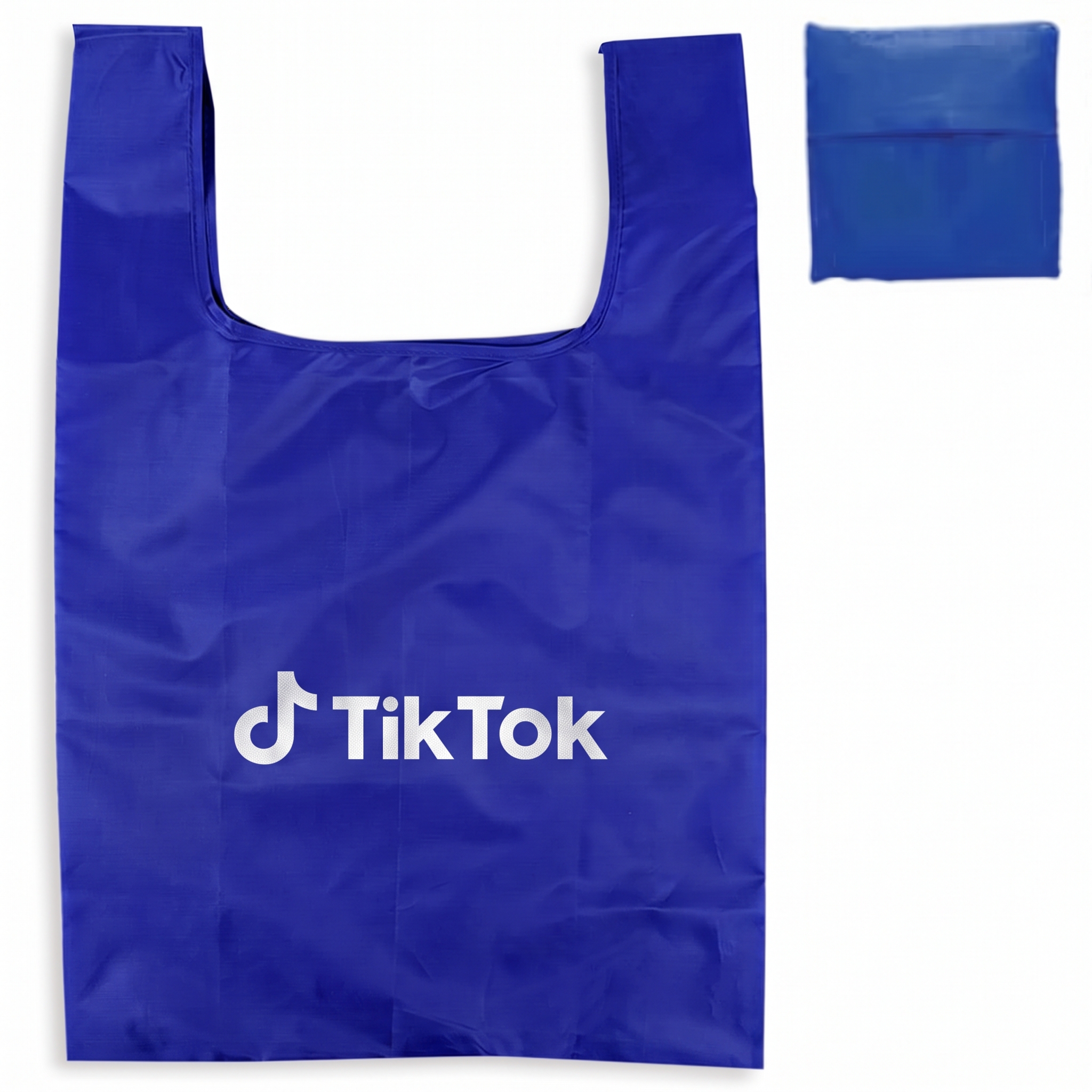 Foldable Polyester Tote Bag (With Separate Pouch)