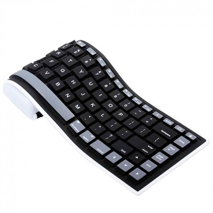 Customised Portable Roll-up Bluetooth Wireless Keyboard With Logo Print ...