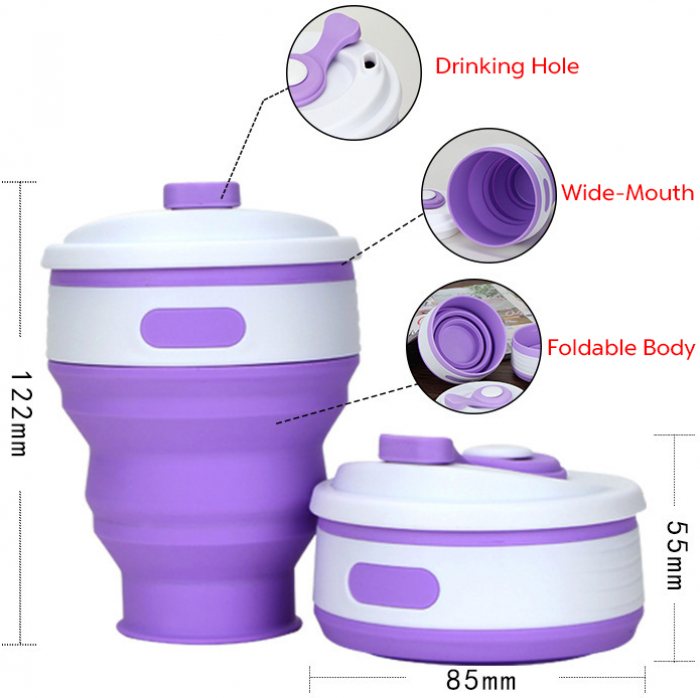 300ml Collapsible Coffee Cup 