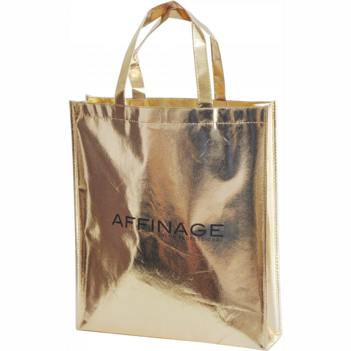Metallic Foil Portrait Non-Woven Bag