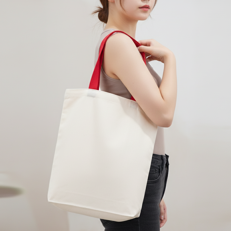 Canvas Tote Bag with Pocket (12oz)