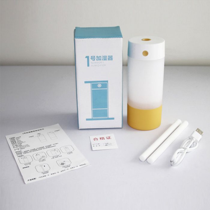 Tube LED Ultrasonic Humidifier / Aroma Diffuser