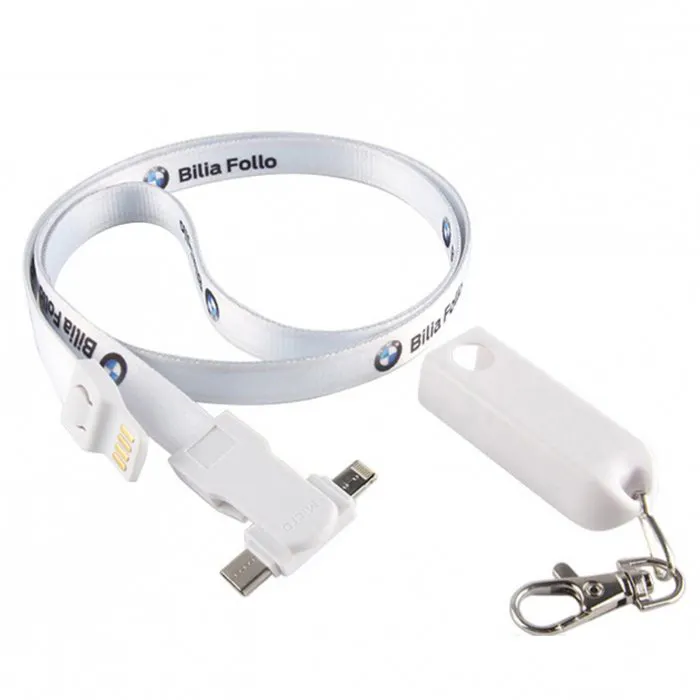 Lanyard Charging Cable (3 in 1 with Type C)