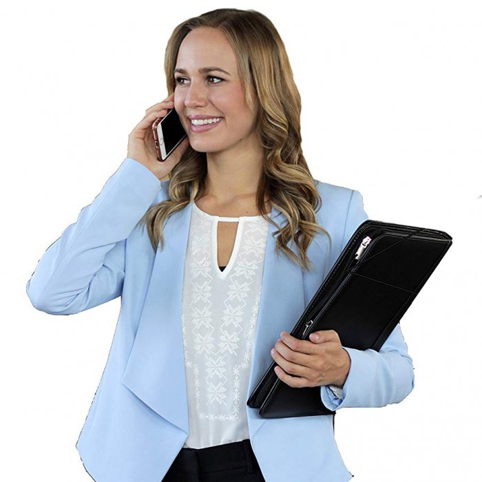 Premium Zippered Portfolio Organizer