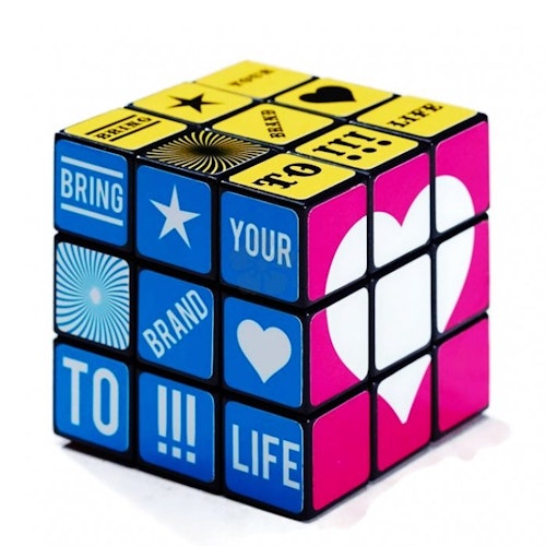 Customised Classic Rubik's Cube With Logo Print Singapore