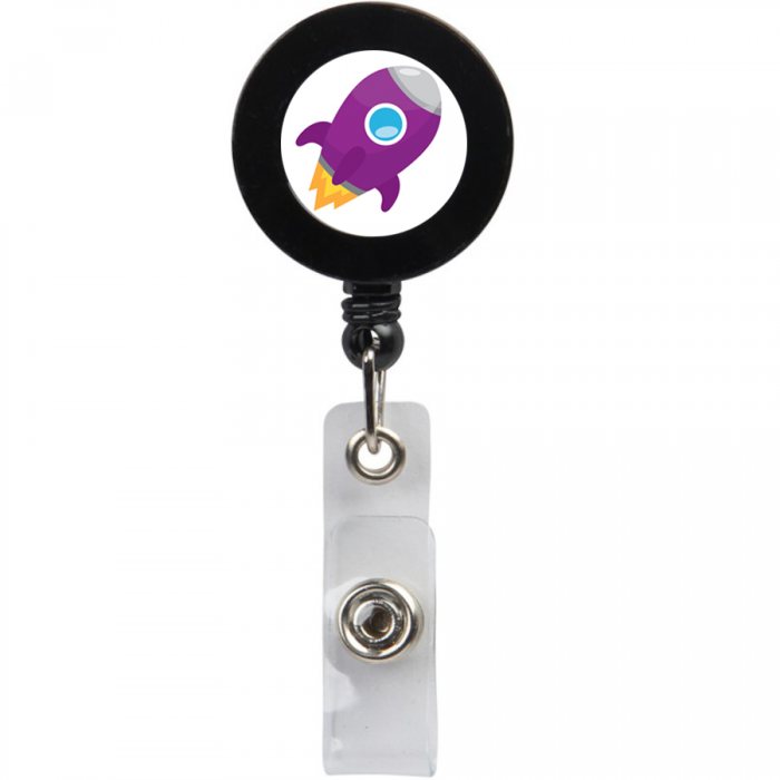 Black or White Badge Reel (Full Colour Logo)
