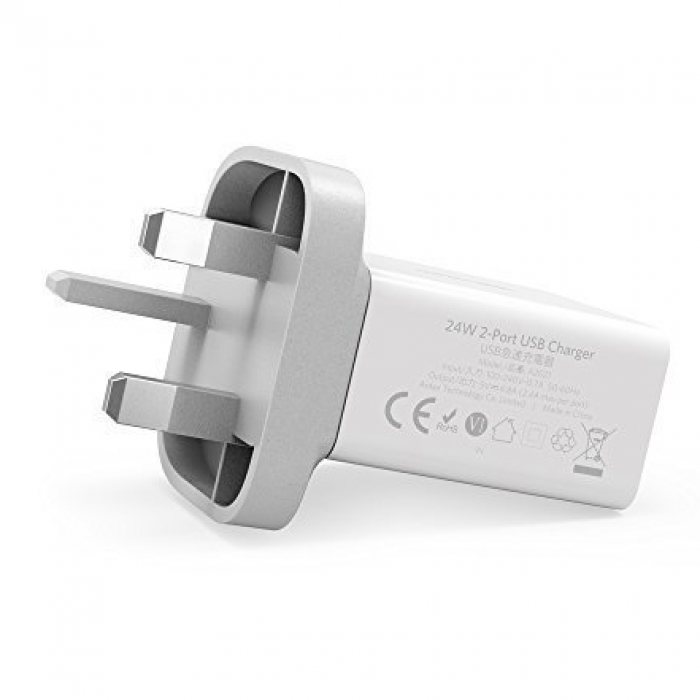 Anker Dual Port Wall Charger with PowerIQ™