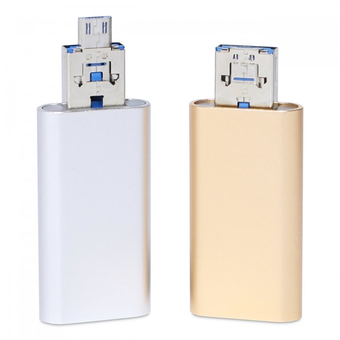Slide 3 in 1 OTG USB Thumb Drive