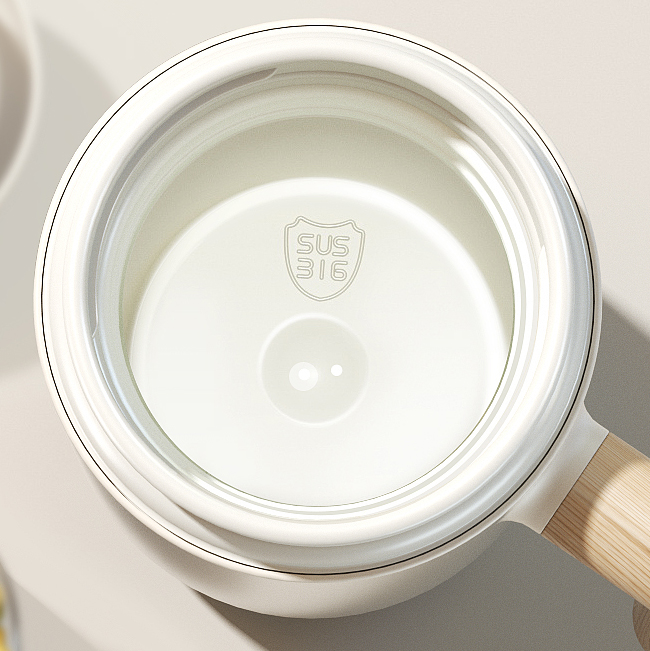 420ml Ceramic Tea Infuser Mug with Bamboo Handle