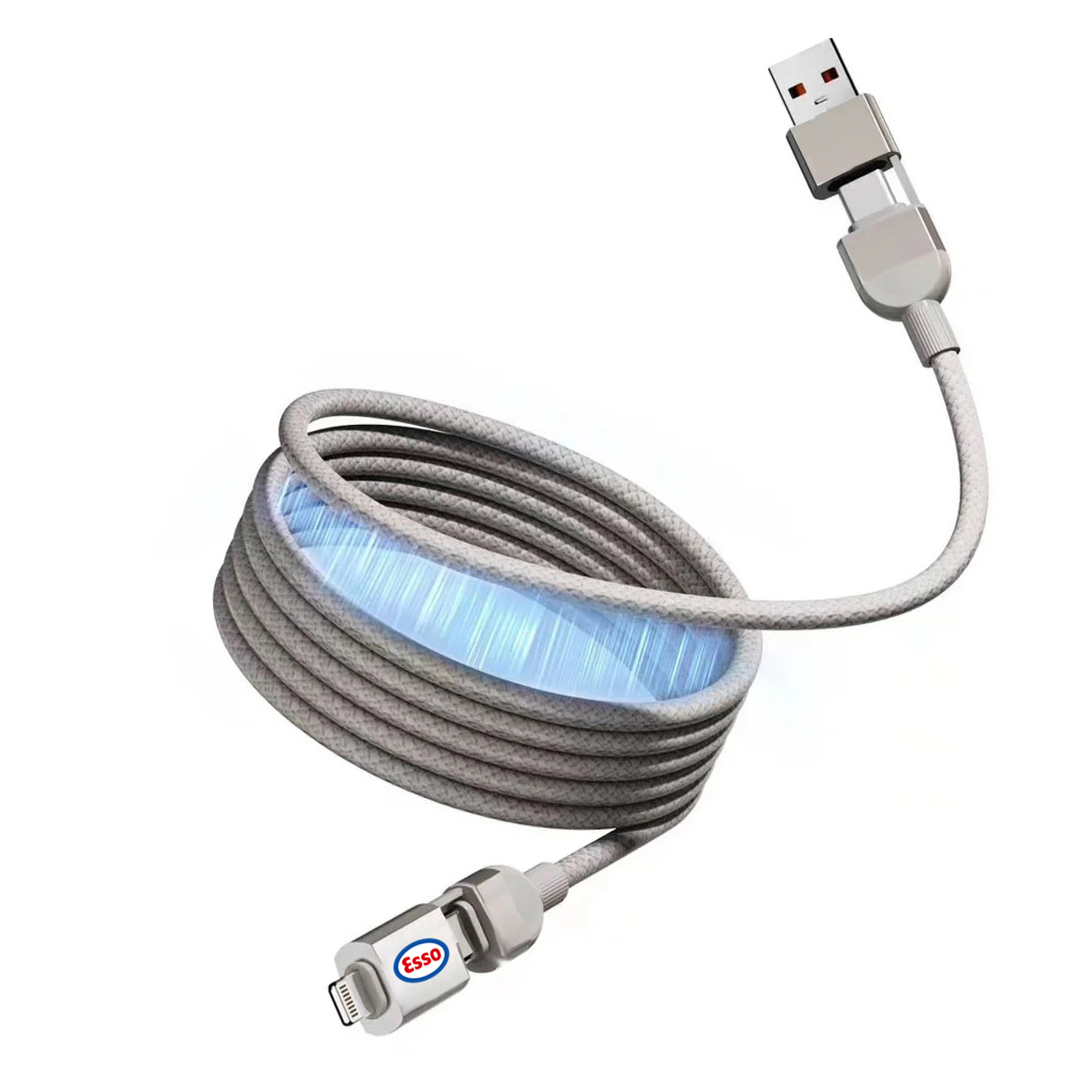 100W 4 in 1 Magnetic Charging Cable (Type C-to-Type C)