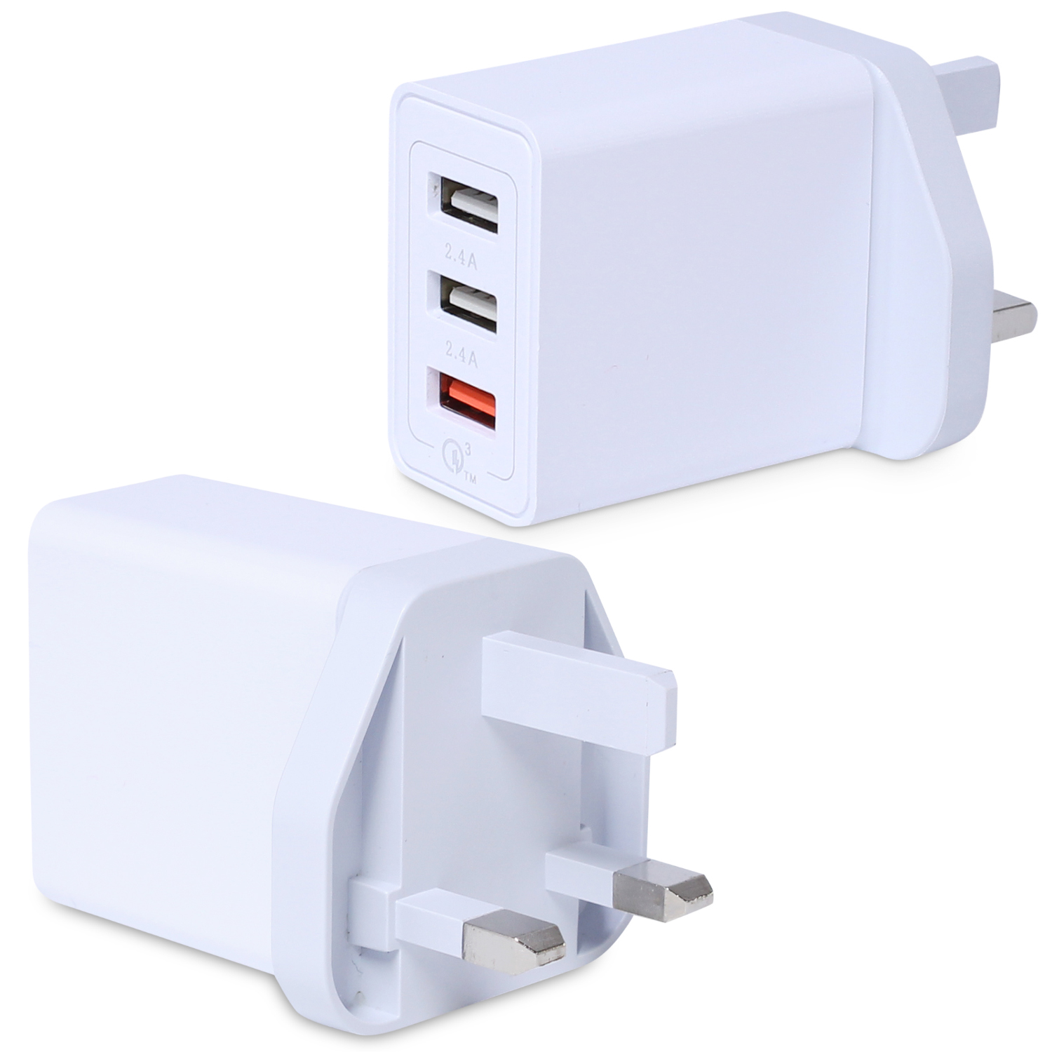 Wahlee Online Store. MOXOM SINGLE USB PORT QUALCOMM QUICK CHARGE 3.0 FAST  CHARGING UK ADAPTER KH-67