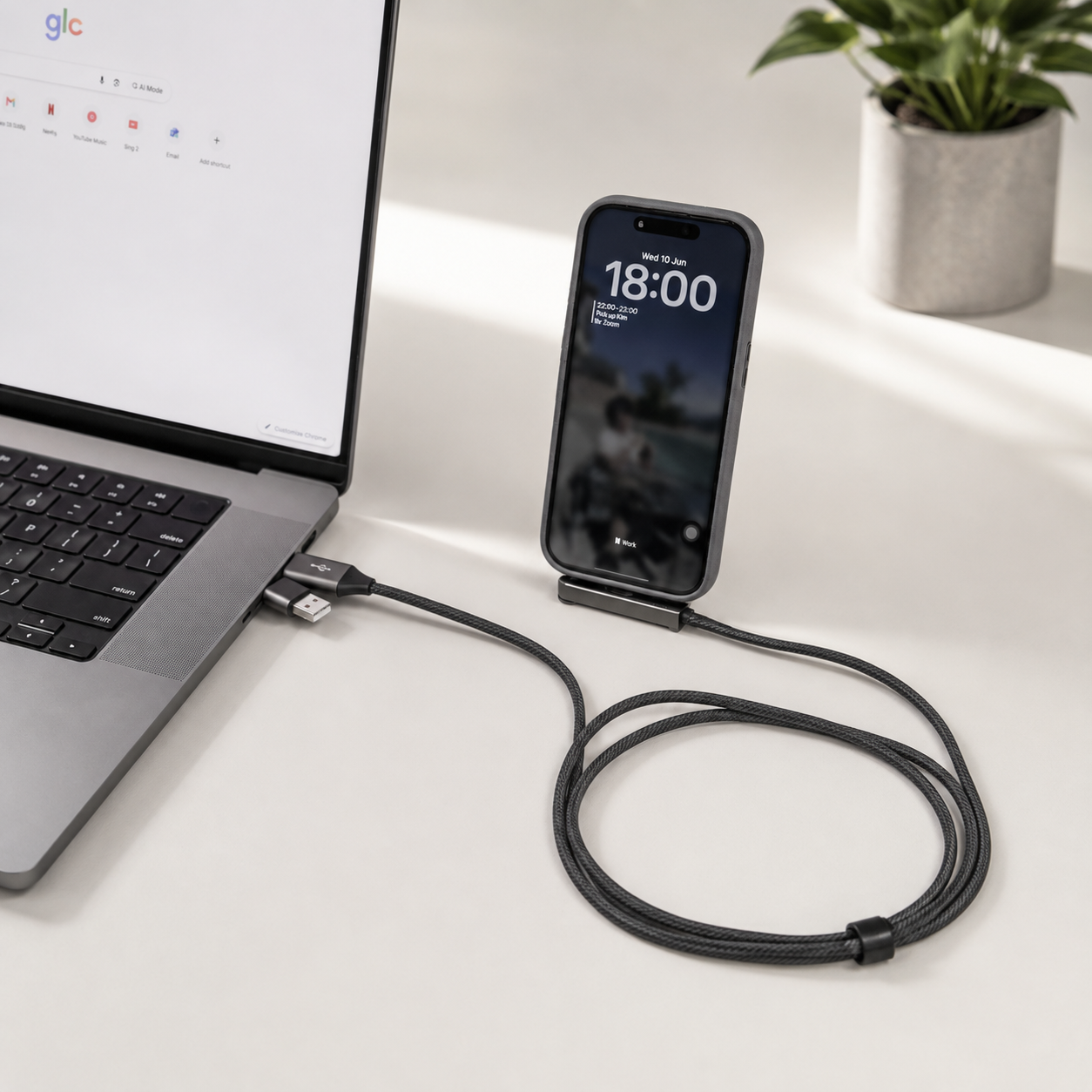 240W Thor 2-in-1 Phone Dock Fast Charging Cable - Charging Cable