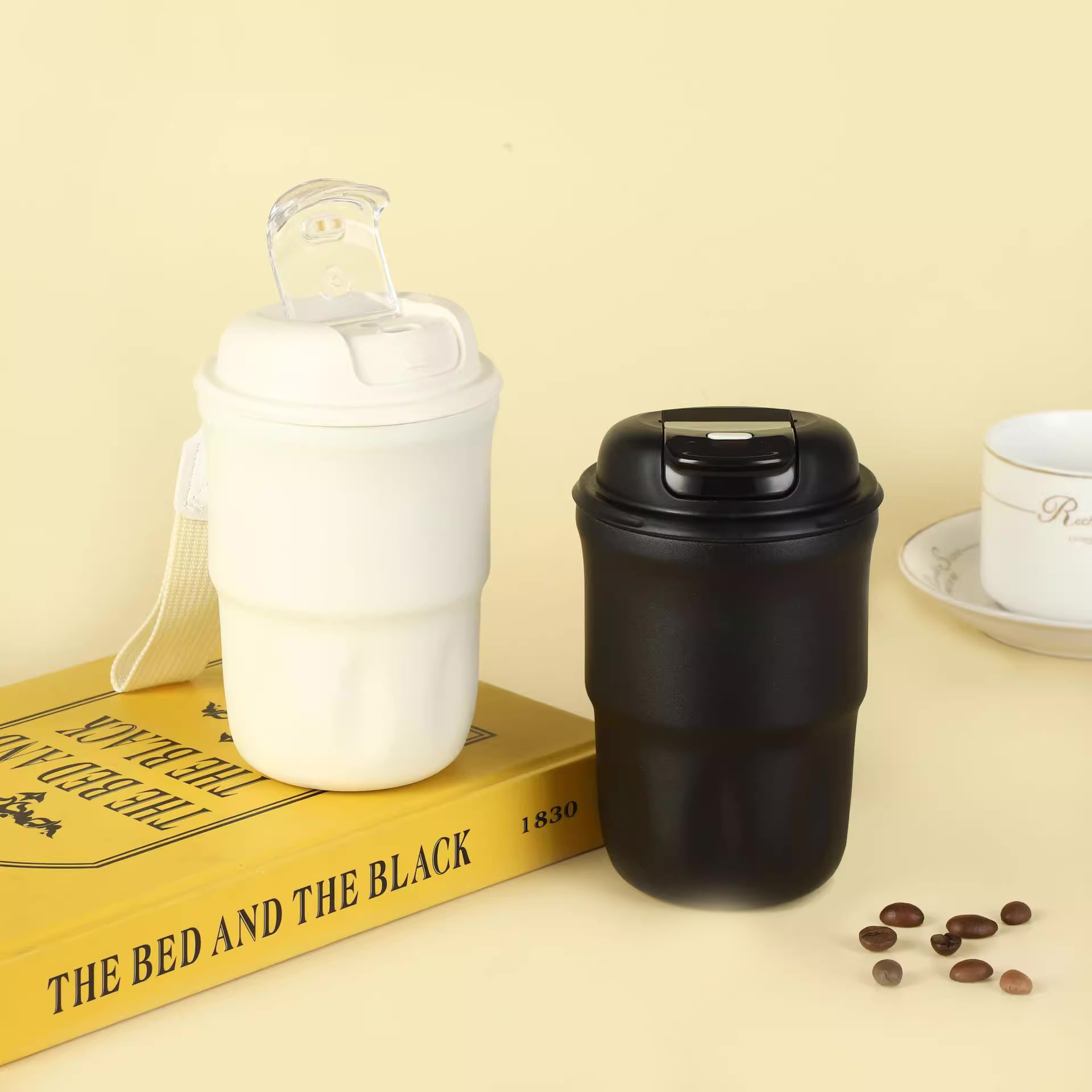 350ml Groove Insulated Stainless Steel Tumbler