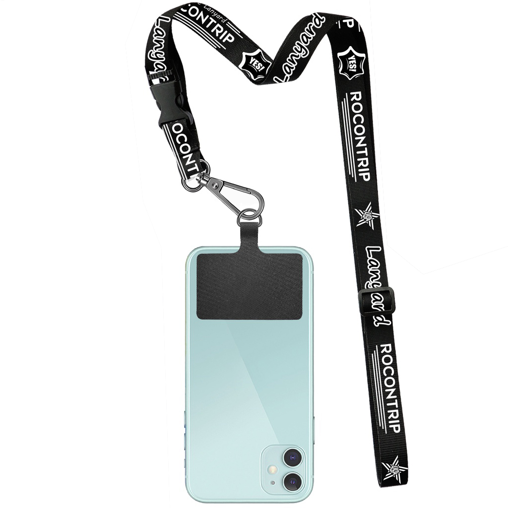 Crossbody Adjustable Mobile Phone Strap Lanyard (Release Buckle)