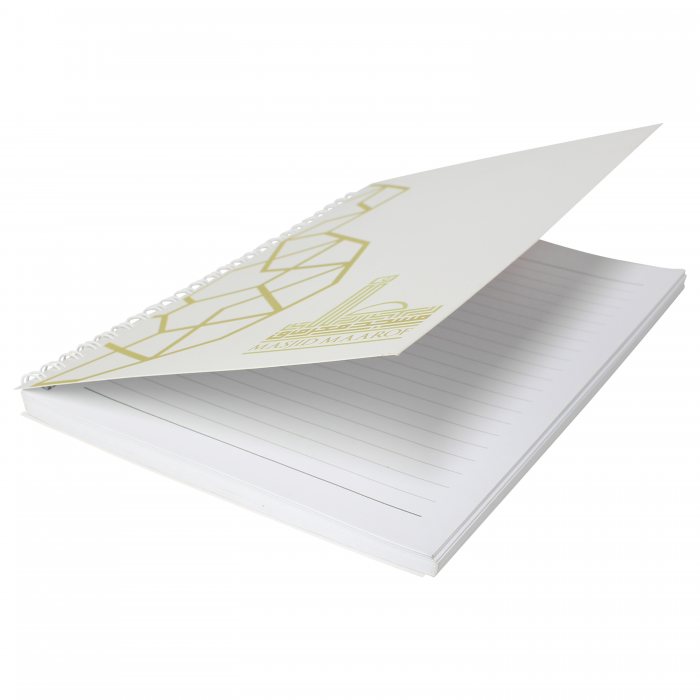A5 Wire-O Notebook - Custom-Made Notebooks - Laminated Artcard