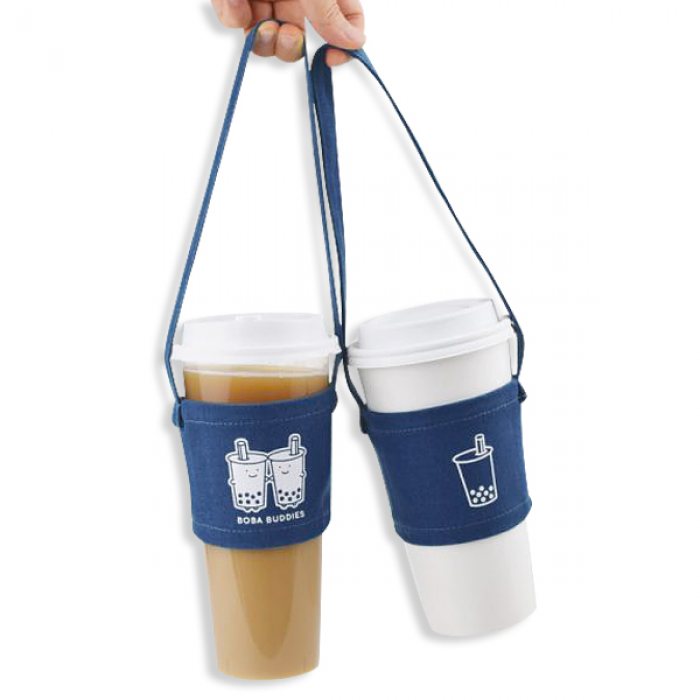 Customised Bubble Tea / Cup Carrier With Logo Print Singapore