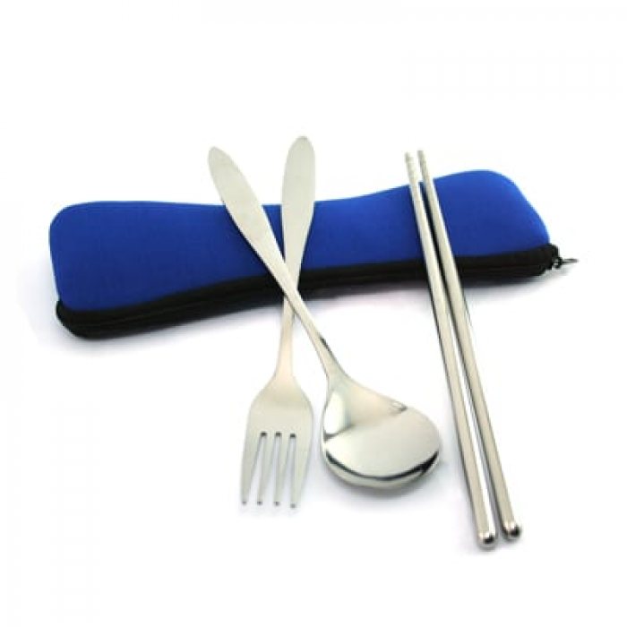 Cutlery Set in Zipper Pouch