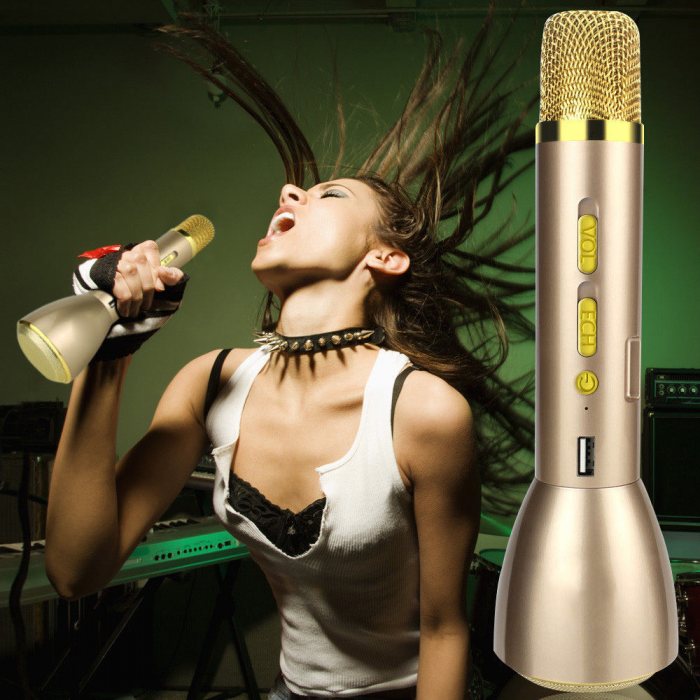 Karaoke Microphone Bluetooth Stereo Speaker [K088]