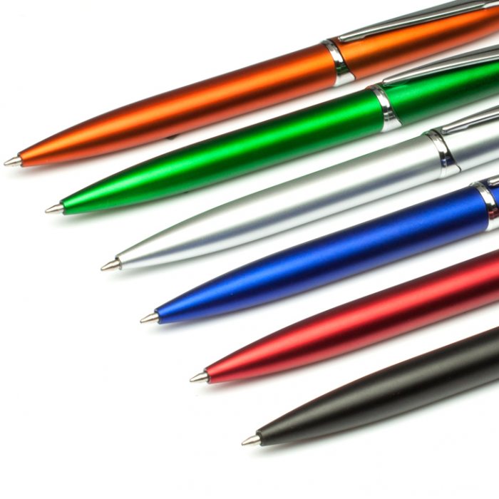 Spring Metallic Ball Pen (Twist-to-Write)