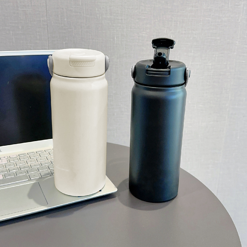 800ml Sippy Stainless Steel Insulated Tumbler with Straw 