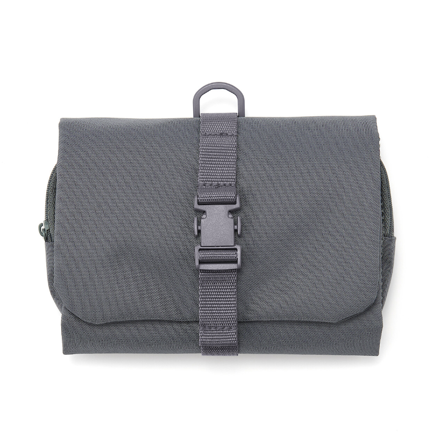 Slim Hanging Toiletry Bag with Detachable Pouch 