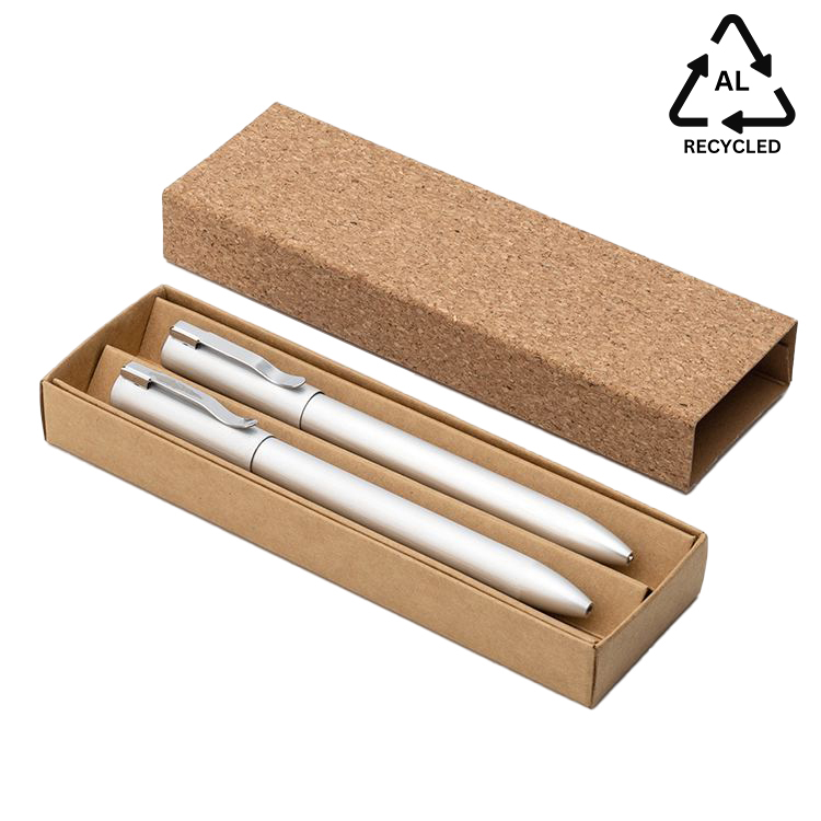 Recycled Aluminium Pen and Pencil Set